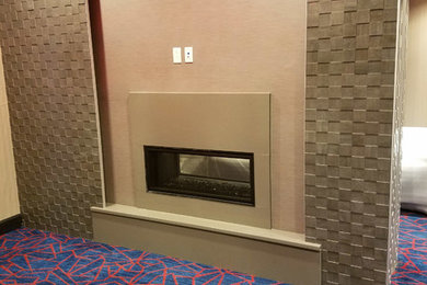 Commercial Project. Marriott Hotel. Fireplace Surround