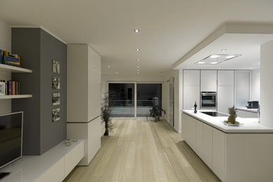 Modernes Wohnzimmer in Düsseldorf