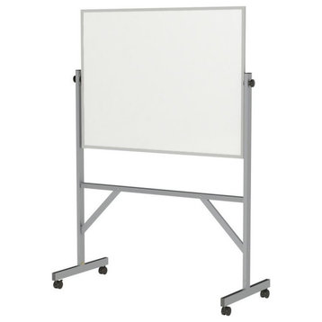 Ghent Reversible Whiteboard With Aluminum Frame, 3'Hx4'W