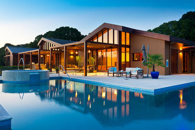 This is an example of a contemporary home design in Townsville.