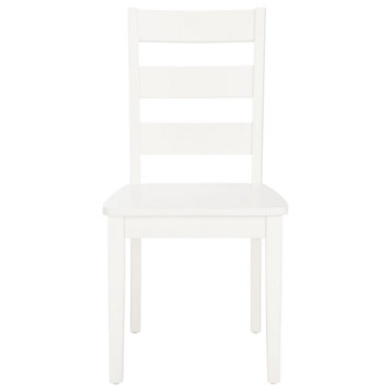 Safavieh Silio Ladder Back Dining Chair, White