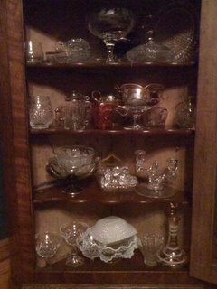 How do you display your glassware?