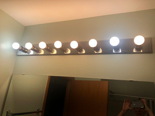 how to change a bathroom vanity light fixture