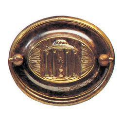 Oval Plate Handles - Cabinet And Drawer Handle Pulls