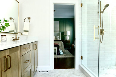 Example of a bathroom design in Raleigh