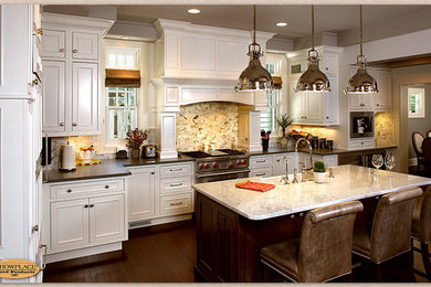 Kitchen - large traditional kitchen idea in Other