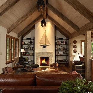 Cathedral Ceiling With Exposed Beams Houzz