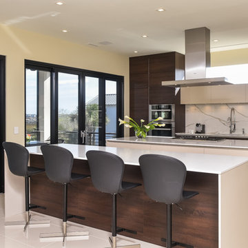 Modern Kitchen with Double Island