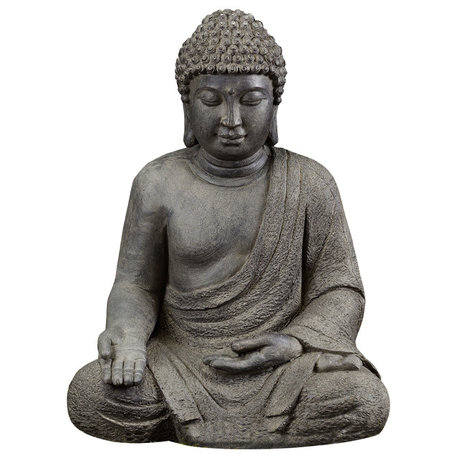 Meditating Buddha Garden Statue