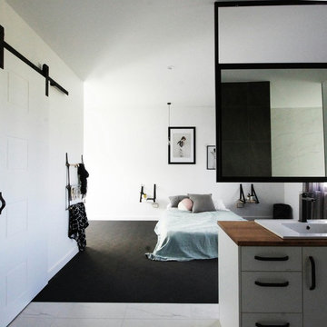 Barn Door In Studio Apartment