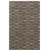 Mamba Transitional Area Rug in Burnt Orange and Light Gray, 8&#039; X 11&#039;