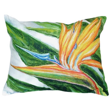 Bird of Paradise No Cord Pillow - Set of Two 16x20