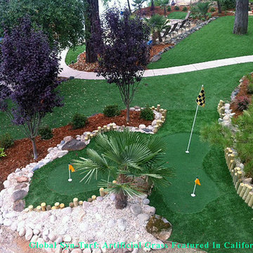Artificial grass installation in Santa Cruz, CA
