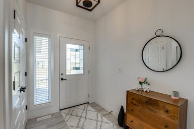 Minimalist entryway photo in Other