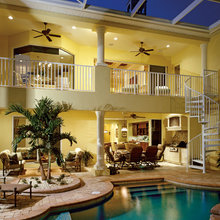upstairs balcony