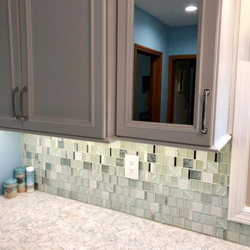 Kitchen Remodel Muscatine IA Koch Painted White Cambria Montgomery