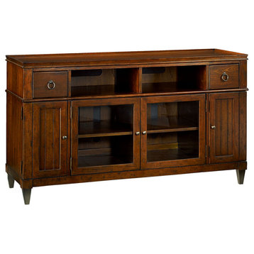 Hammary Sunset Valley Entertainment Console, Brown