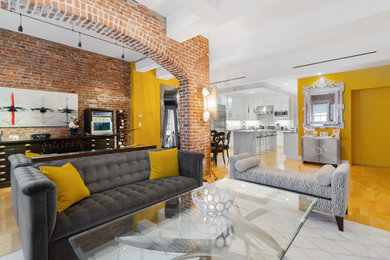 Design ideas for a contemporary home design in New York.