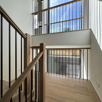 Project #139 | Four Story Modern Floating Staircase