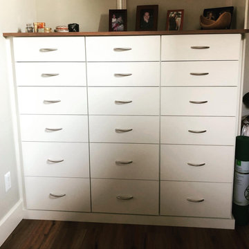 Dressers in Existing Closet