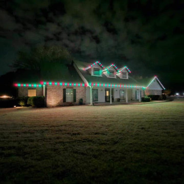 Christmas Lights- Custom-Cut Installations