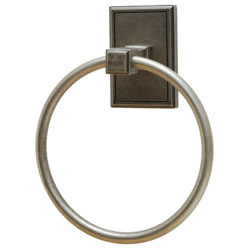 Residential Essentials 2586 6-3/8 Inch Diameter Towel Ring - Aged Pewter