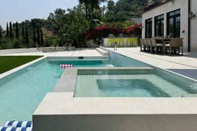 Minimalist pool photo in Los Angeles