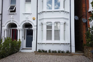 Photo of a classic house exterior in London.