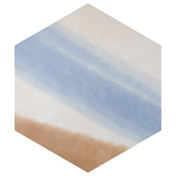 Zahara Hex Deco Mix Porcelain Floor and Wall Tile