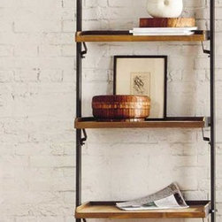 Roost Recycled Teak Leaning Shelf - Display And Wall Shelves 