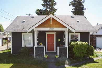 Eclectic exterior home idea in Seattle