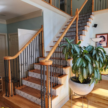 Smyrna carpeted stair conversion