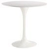 Edgemod Daisy 30" Fiberglass Dining Table in White