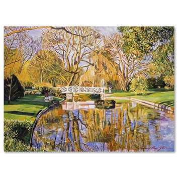 David Lloyd Glover 'Reflections of the White Bridge' Canvas Art, 18"x24"