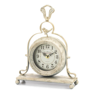 Vintage Tabletop Clock - Farmhouse - Desk And Mantel Clocks - by  VirVentures