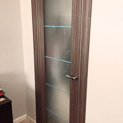 Private Residence - Unica Gray Oak - Interior Doors
