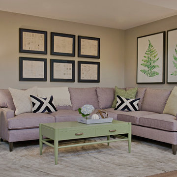 Family-friendly basement remodel