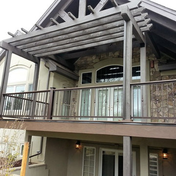Gable and Shed roofs over decks