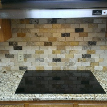 KITCHEN - Backsplash - Multi-color 2" x 4" Travertine