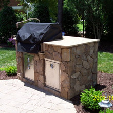Frederick patio/front yard