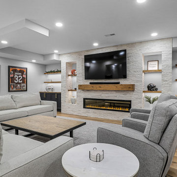Lower Level Entertainment Space