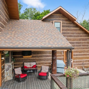 Concrete Log Siding Homes