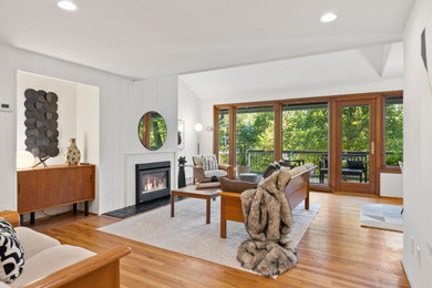 Example of a living room design in DC Metro
