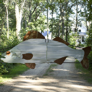 Eklektischer Garten mit Auffahrt in Minneapolis