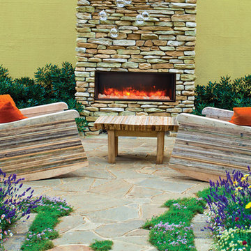 Modern Outdoor Fireplaces