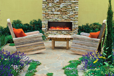 Modern Outdoor Fireplaces