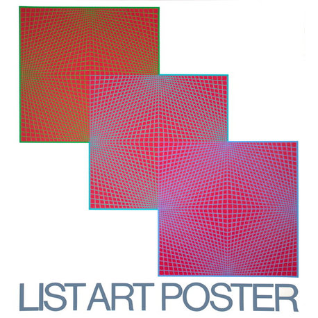 Richard Anuszkiewicz, Untitled (List Art), 1968, Artwork