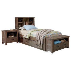 Duke Bookcase Full Captains Bed With, Hillary And Scottsdale Bookcase Bed