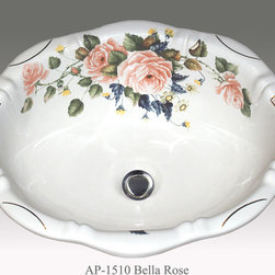 Hand Painted Drop-in Sinks by Atlantis Porcelain Art - Products