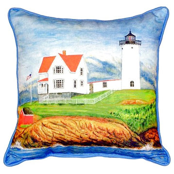 Nubble Lighthouse Large Indoor/Outdoor Pillow, 16"x20"